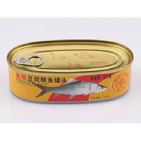 金裝豆豉鯪魚罐頭